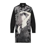 Gedrukt Shirt Y-3 , Black , Heren