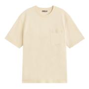 Warme Jersey Knit Effect T-shirt Herno , Beige , Heren