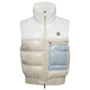 Pre-owned Nylon outerwear Moncler Pre-owned , Beige , Dames