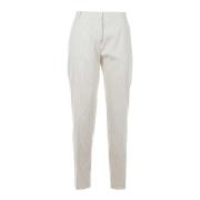 Elegante Damesbroek Wit/Zwart Pinko , White , Heren