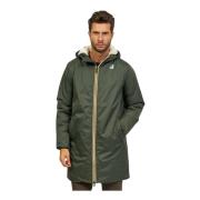 Eiffel Unisex Groene Jas K-Way , Green , Heren