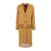 Dames Wollen Jas Beige Outlet Pinko , Beige , Dames