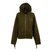 Dames hoodie met capuchon Pinko , Green , Dames