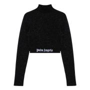 Trui Turtleneck Palm Angels , Black , Dames