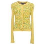 Pre-owned Cotton outerwear Moschino Pre-Owned , Yellow , Dames