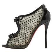 Pre-owned Lace boots Christian Louboutin Pre-owned , Black , Dames