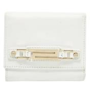 Pre-owned Leather wallets Versace Pre-owned , White , Dames