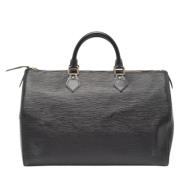 Pre-owned Leather louis-vuitton-bags Louis Vuitton Vintage , Black , D...