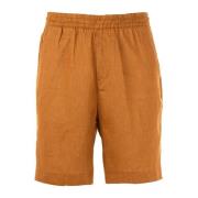 Heren Linnen Bermuda Shorts Liu Jo , Brown , Heren