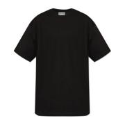 Crew Neck T-shirt Y-3 , Black , Heren