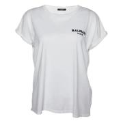 Pre-owned Cotton tops Balmain Pre-owned , White , Dames