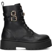 Zwarte Veterschoenen Elegante Stijl Twinset , Black , Dames