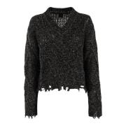 Dames Wollen Trui Grijs Outlet Prijs Pinko , Gray , Dames