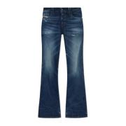 Jeans met ruwe afwerking D-Backler L.32 Diesel , Blue , Heren