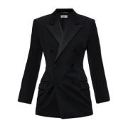 Double-breasted blazer Saint Laurent , Black , Dames