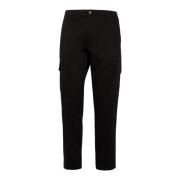 Cargo Broek Zomer Zwart Katoen Liu Jo , Black , Heren