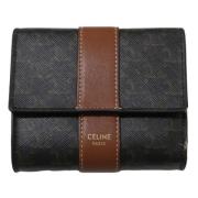 Pre-owned Canvas wallets Celine Vintage , Brown , Dames