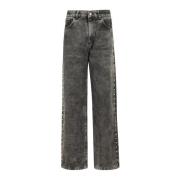 Klassieke Denim Jeans met Vijf Zakken Federica Tosi , Gray , Dames