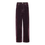 Wortel Zip Broek Department Five , Purple , Dames