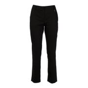 Zwarte zomer chino broek voor vrouwen Patrizia Pepe , Black , Dames