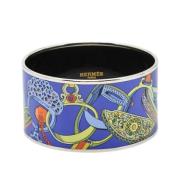 Pre-owned Fabric bracelets Hermès Vintage , Yellow , Dames