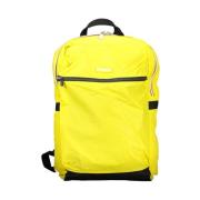 Gele Rugzak met Laptopvak K-Way , Yellow , Unisex