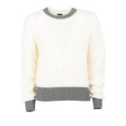 Witte Wollen Trui Vrouwen Winter Pinko , White , Dames