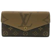 Pre-owned Canvas wallets Louis Vuitton Vintage , Brown , Dames