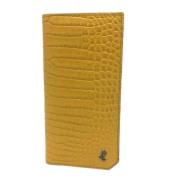 Pre-owned Leather wallets Jimmy Choo Pre-owned , Yellow , Dames