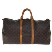 Pre-owned Canvas travel-bags Louis Vuitton Vintage , Brown , Dames