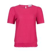 Korte Mouw Top Alexia Lofty Manner , Pink , Dames