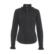 Zwarte Shirts Aw24 Dameskleding Himon's , Black , Dames