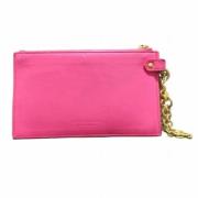 Pre-owned Leather wallets Bottega Veneta Vintage , Pink , Dames