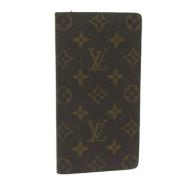 Pre-owned Canvas wallets Louis Vuitton Vintage , Brown , Dames