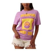 Paars Trendy T-shirt Shell-Ss Harper & Yve , Purple , Dames