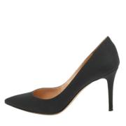 Pre-owned Fabric heels Gianvito Rossi Pre-owned , Black , Dames