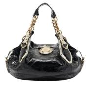 Pre-owned Leather handbags Versace Pre-owned , Black , Dames