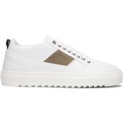 Sportieve Witte Leren Sneakers Mason Garments , White , Heren