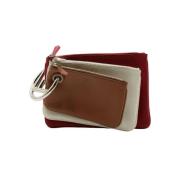 Leather clutches Fendi , Multicolor , Dames