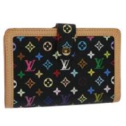 Pre-owned Canvas wallets Louis Vuitton Vintage , Black , Dames