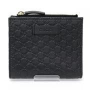 Pre-owned Leather wallets Gucci Vintage , Black , Dames