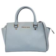 Pre-owned Leather totes Michael Kors Pre-owned , Blue , Dames