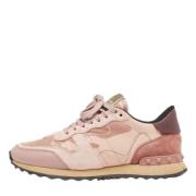 Pre-owned Canvas sneakers Valentino Vintage , Pink , Dames