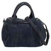 Pre-owned Suede handbags Alexander Wang Pre-owned , Blue , Dames