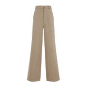 Beige Broek voor Stijlvolle Outfits Moncler , Beige , Dames