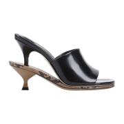 Zwart Lichtbruine Muiltjes Jacquemus , Black , Dames