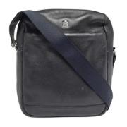 Pre-owned Leather travel-bags Dunhill Pre-owned , Black , Heren