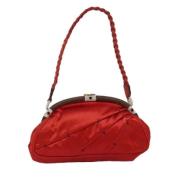 Pre-owned Canvas shoulder-bags Valentino Vintage , Red , Dames