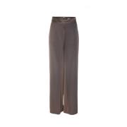 Bruine Palazzo Ceremonie Broek Liu Jo , Brown , Dames