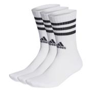 3-pack lage 3-Stripes sokken Adidas , White , Unisex